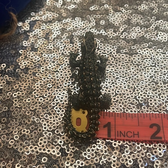 Crystal Alligator Brooch NWOT - Picture 6 of 6